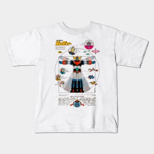 189b Grendizer DaVinci Color Kids T-Shirt